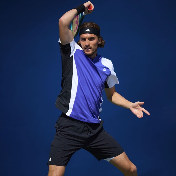 adidas Pro Large Wristbands - Black/White