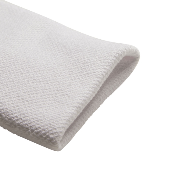 adidas Pro Large Wristbands - White/Black