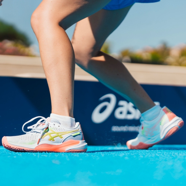 ASICS Gel Challenger 15 Padel - White/Guava