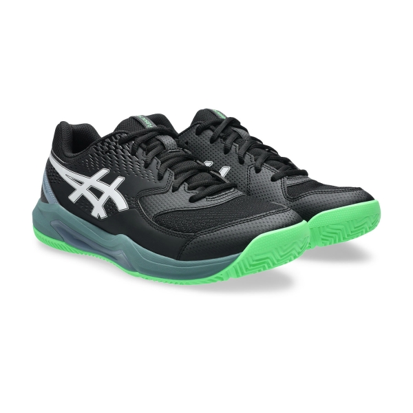 ASICS Gel Dedicate 8 Padel - Black/Vital Green