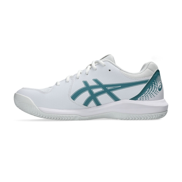 ASICS Gel Dedicate 8 Padel - White/Misty Pine