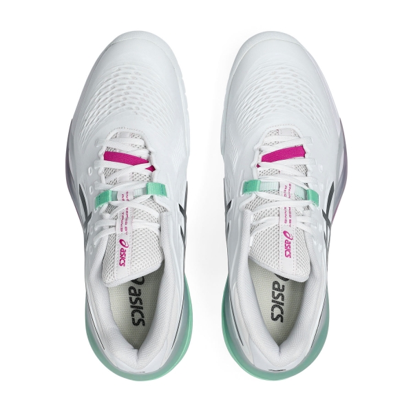 ASICS Gel Resolution X - White/Aurora Green