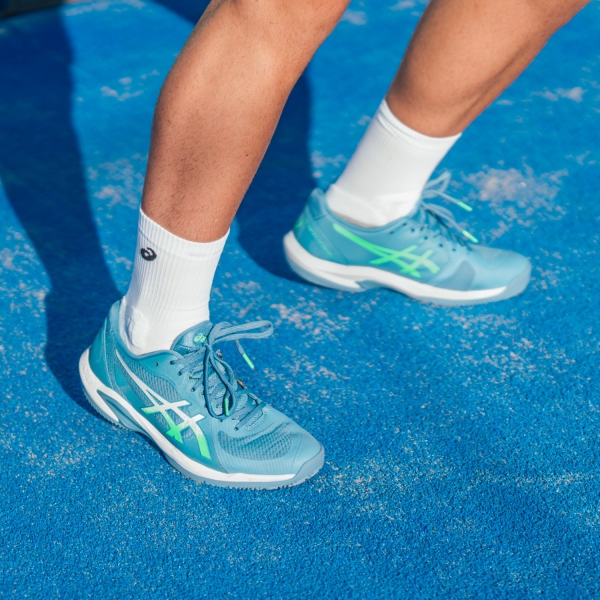 ASICS Solution Swift FF 2 Padel - Saba Blue/Vital Green