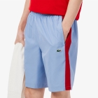 Lacoste Performance 9in Pantaloncini - Bleu Clair/Rouge