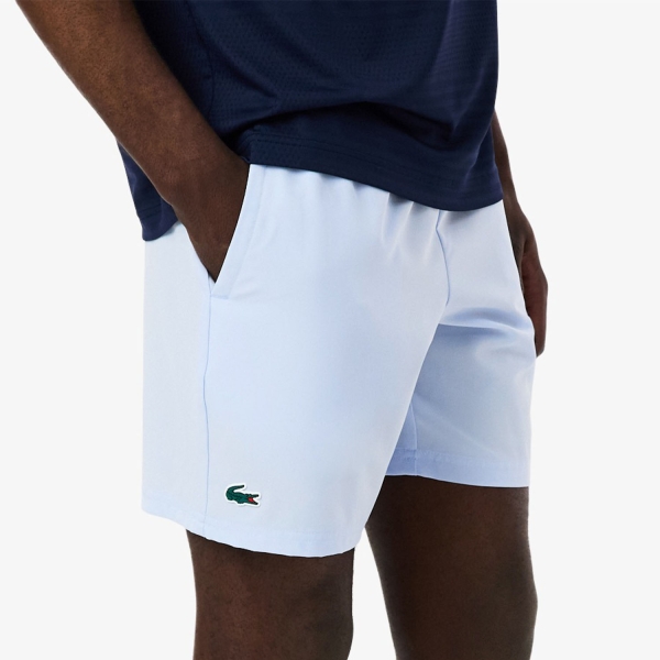 Pantaloncini Tennis Uomo Lacoste Ultra Dry 6.5in Pantaloncini  Bleu Clair GH9961J2G