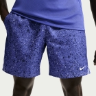 Nike Court Victory AOP 7in Shorts - Lapis/Light Thistle/White