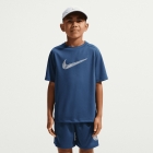 Nike Multi Swoosh Maglietta Bambino - Mystic Navy/White