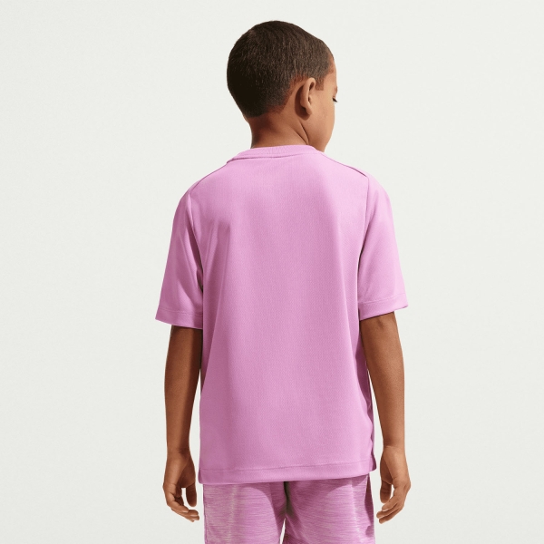 Nike Multi Swoosh Camiseta Niño - Light Magenta/White