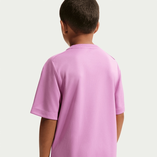 Nike Multi Swoosh Camiseta Niño - Light Magenta/White