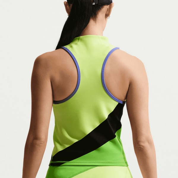 Nike Court Slam Tank - Light Lemon Twist/Black/Mean Green