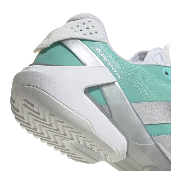 adidas adizero Ubersonic 5 - Flash Aqua/Silver Metallic/Blush Pink