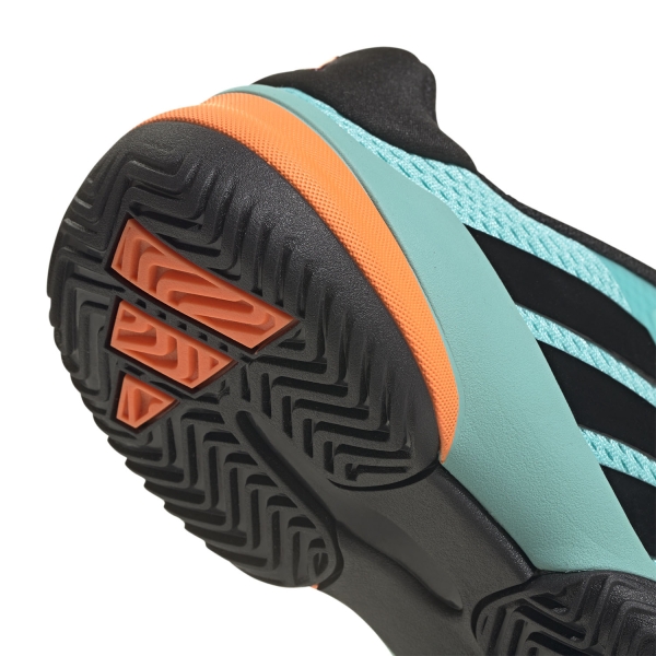 adidas Barricade Niños - Flash Aqua/Core Black/Lucid Orange