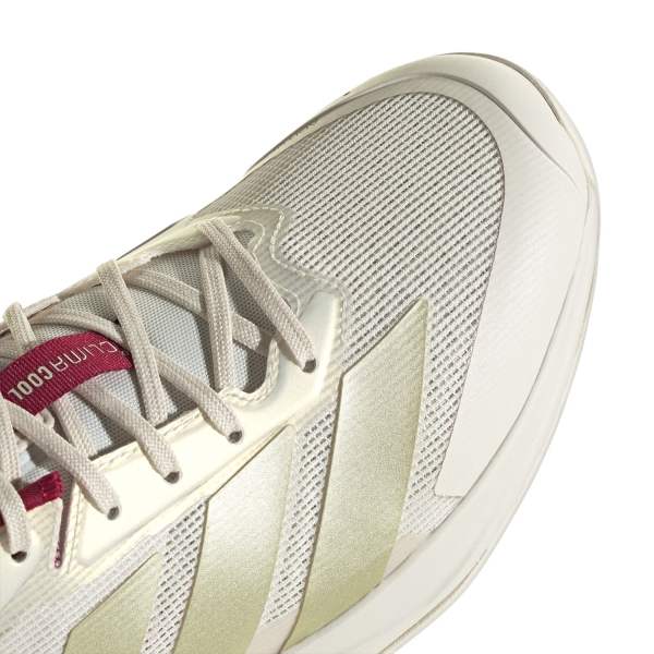 adidas adizero Ubersonic 5 - Chalk White/Ice Gold Metallic/Legend Ink