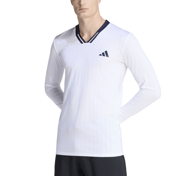 Maglie e Felpe Tennis Uomo adidas Wow Maglia  White KB3440