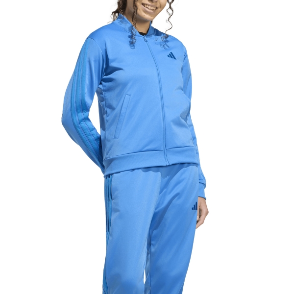 Women's Tennis Suits adidas Essentials 3S Tracksuit  Ray Blue KB8164