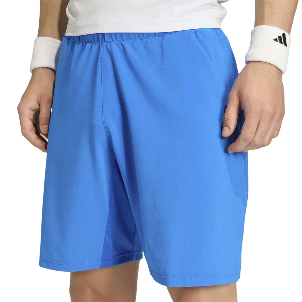 adidas Club CLIMACOOL Logo 7in Shorts - Glory Blue