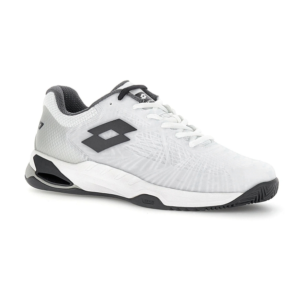 Lotto Mirage 100 II Clay - All White/Asphalt/Vapor Gray