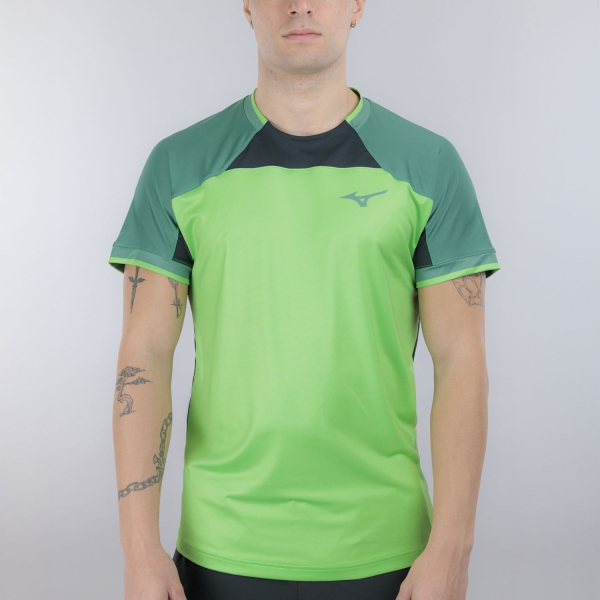 Maglietta Tennis Uomo Mizuno Stargazer Shadow Graphic Maglietta  Glowing Apple 62GAD00337