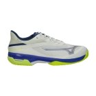 Mizuno Wave Exceed Court Clay - White/Dazzling Blue/Lightning Yellow