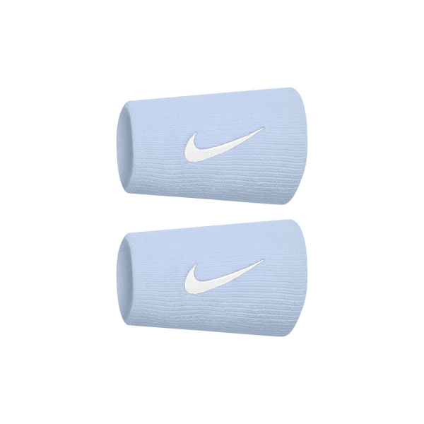 Tennis Wristbands Nike Premier Large Wristbands  Hydrogen Blue/White N.000.2466.455.OS