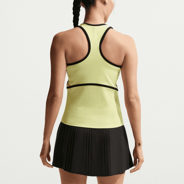 Nike Court Advantage Novelty Canotta - Light Lemon Twist/Black