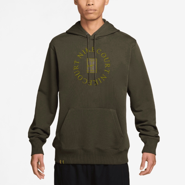 Camisetas y Sudaderas Hombre Nike Court DriFIT Heritage Sudadera Dark Hazel/Saffron Quartz HM6759212