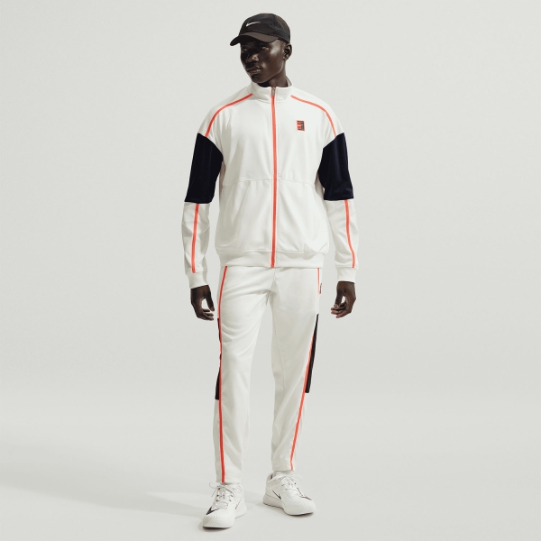 Nike Court Heritage Jacket - Sail/Turf Orange