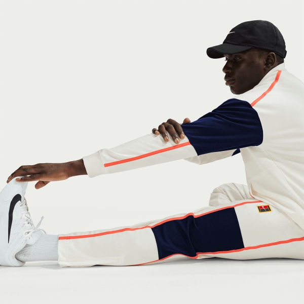 Nike Court Heritage Pants - Sail/Turf Orange