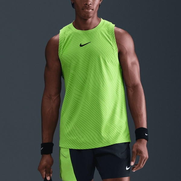 Men's Tennis Shirts Nike Court Slam Tank  Mean Green/Black IB1052307