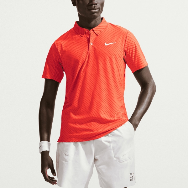 Men's Tennis Polo Nike Court Slam Pro Polo  Turf Orange/White IB1020842