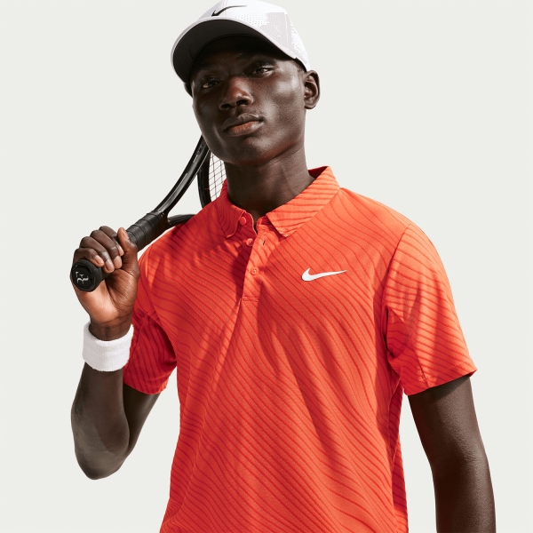 Nike Court Slam Pro Polo - Turf Orange/White