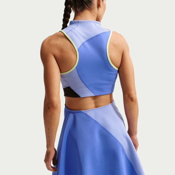 Nike Court Slam Dress - Sapphire/Light Thistle/Black/White
