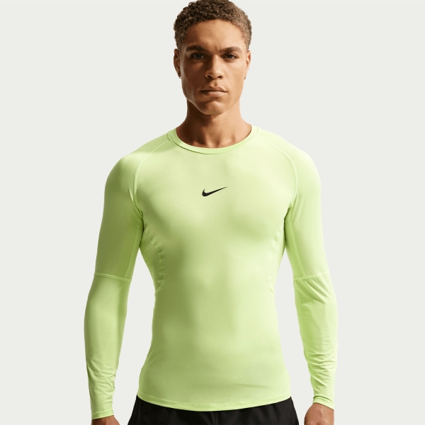 Nike Dri-FIT Pro Shirt - Light Liquid Lime/Black