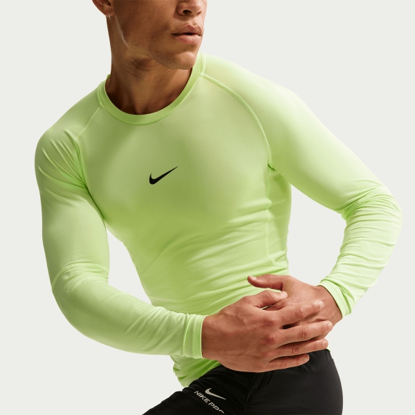 Nike Dri-FIT Pro Shirt - Light Liquid Lime/Black