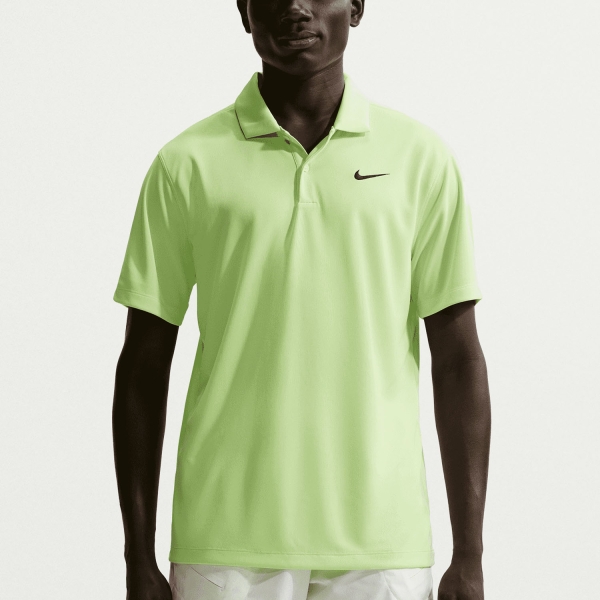  Nike DriFIT Solid Logo Polo  Light Liquid Lime/Black DH0857360