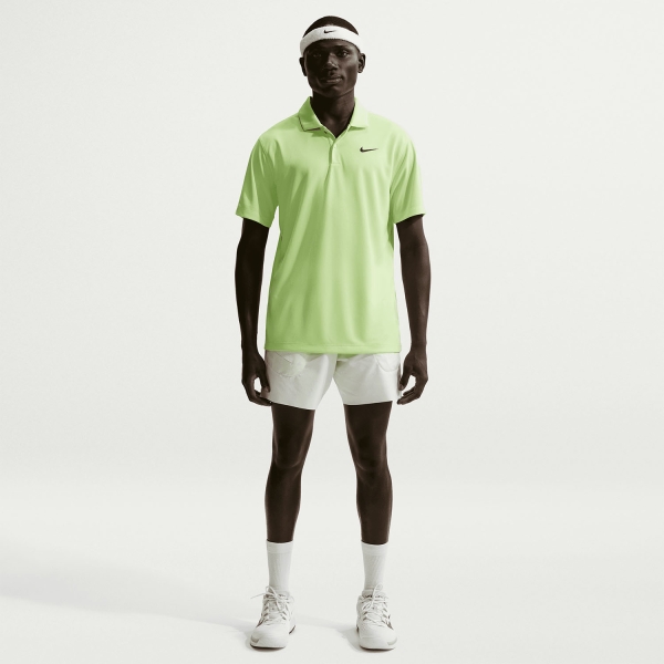 Nike Dri-FIT Solid Logo Polo - Light Liquid Lime/Black
