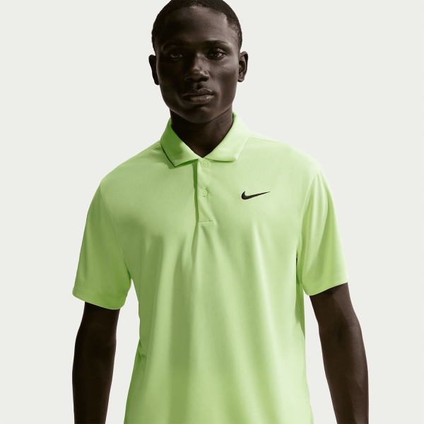 Nike Dri-FIT Solid Logo Polo - Light Liquid Lime/Black