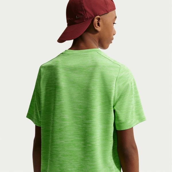 Nike Multi Maglietta Bambino - Mean Green/Light Liquid Lime/Heather/White