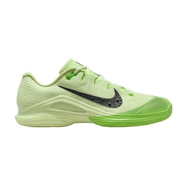 Men`s Tennis Shoes Nike Vapor 12 HC Premium  Light Liquid Lime/Black/Mean Green/Sapphire IB6555300