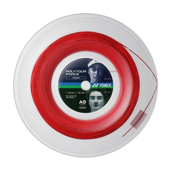 Corda Monofilamento Yonex Polytour Force 1.25 Matassa 200 m Bright Red PTFO1252BR