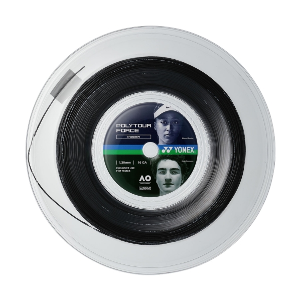 Corda Monofilamento Yonex Polytour Force 1.30 Matassa 200 m Black PTFO1302N
