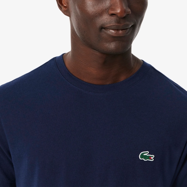 Lacoste Ultra Dry Pro Maglietta - Bleu Marine/Blanc