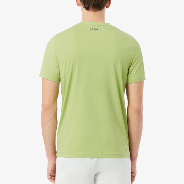 Lacoste Ultra Dry Jacquard T-Shirt - Vert