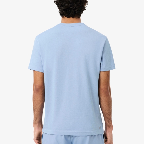 Lacoste Printed Maglietta - Bleu Clair/Aey/Bleu Marine