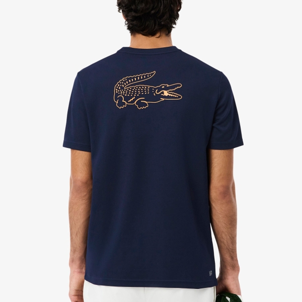 Lacoste Ultra Dry Pique T-Shirt - Bleu Marine