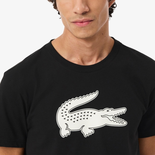 Lacoste Ultra Dry T-Shirt - Noir/Blanc