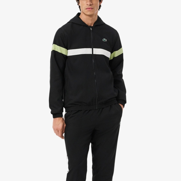 Tute Tennis Uomo Lacoste Colorblock Tuta  Noir/Blanc WH0219258