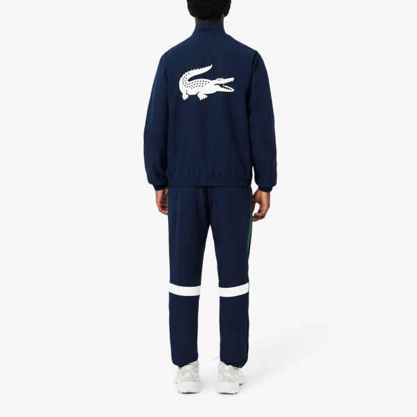 Lacoste Printed Tuta - Bleu Marine/Blanc