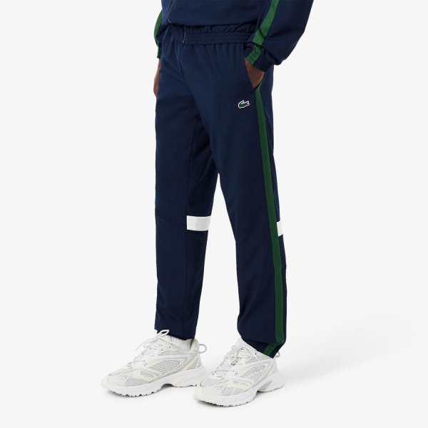 Lacoste Printed Tuta - Bleu Marine/Blanc