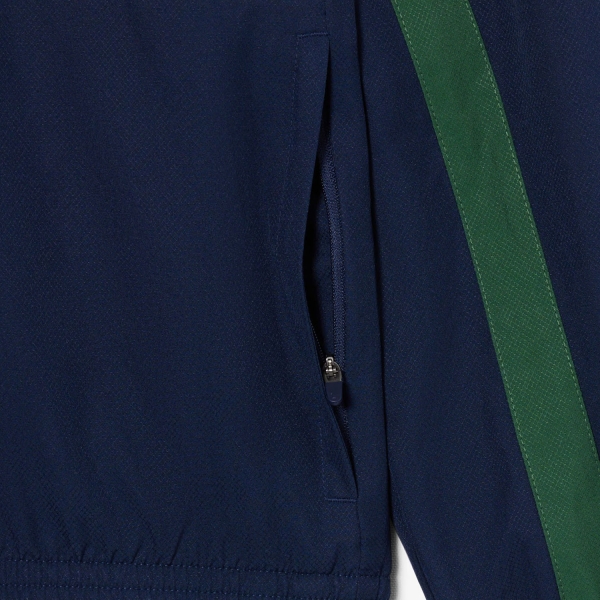 Lacoste Printed Tuta - Bleu Marine/Blanc